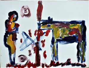 Anton Heyboer - Confrontatie Mens Dier en het HeyboerSysteem verkocht voor € 450!