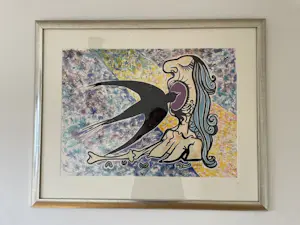 Salvador Dali - L'hirondelle, from Le Jungle Humaine, 1976 kopen? Bied vanaf 375!