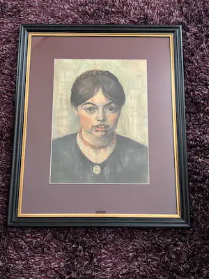 Adri Pieck - portret van Gretha Pieck (ZELDZAAM) kopen? Bied vanaf 325!