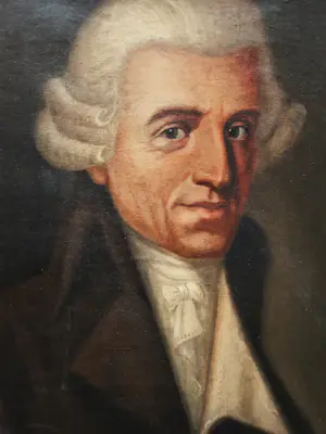 Wim ten Broek - groot 1943 - olieverf portret - componist Joseph Haydn - gesigneerd kopen? Bied vanaf 1!