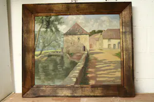Michel Morsa - Gebouwen naast rivier kaufen? Bieten Sie von 20!