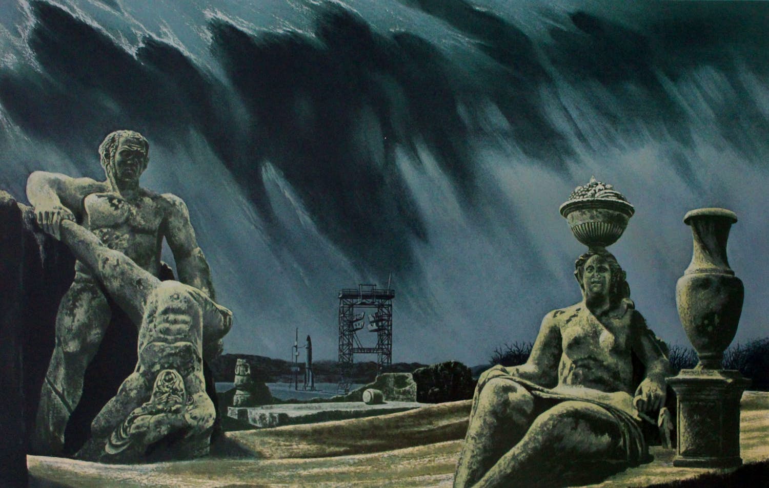 Carel Willink - Ingelijst litho: evenwicht der krachten verkocht voor € 750!