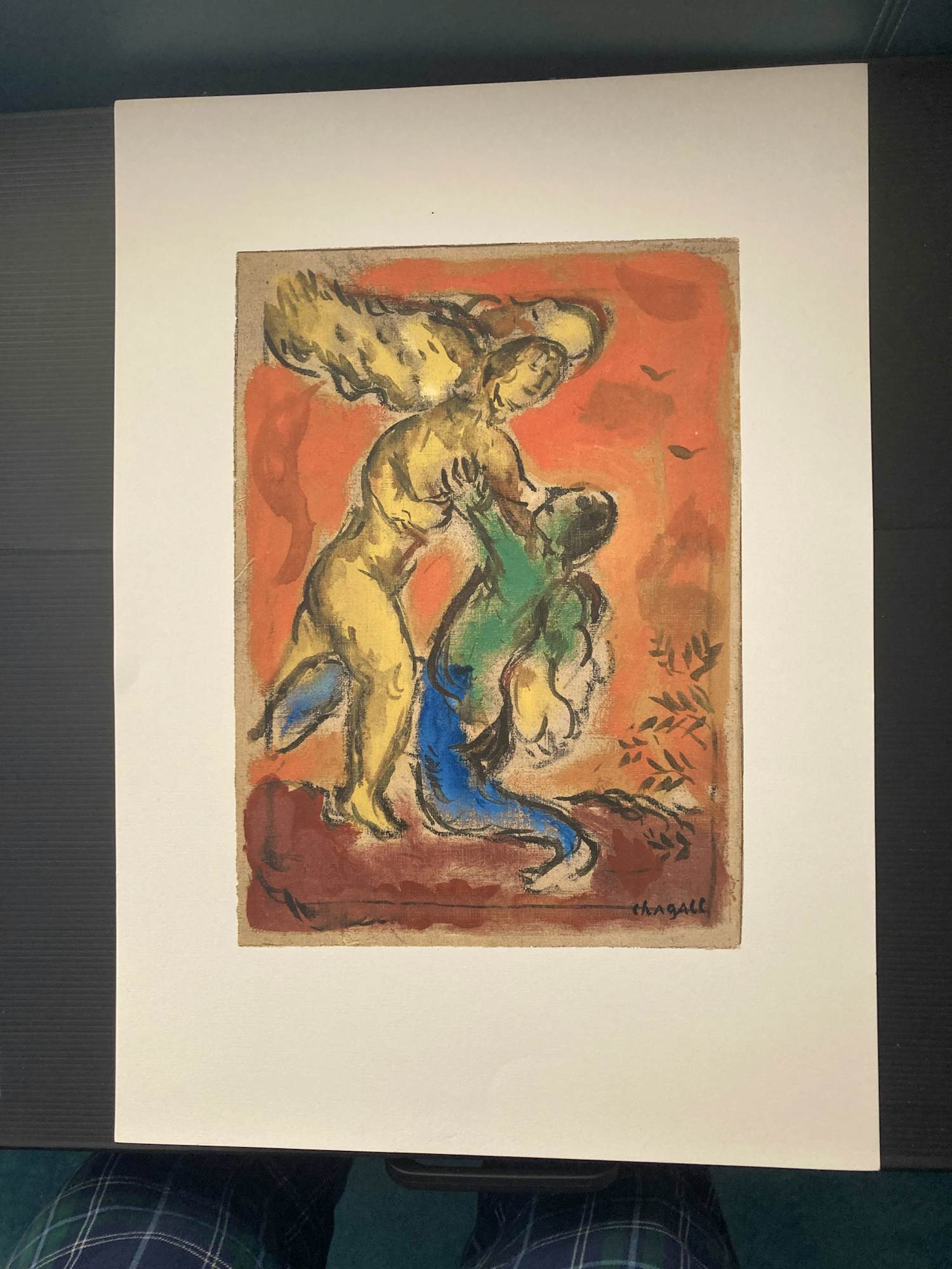 Marc Chagall - La lutte de Jakob et l'Ange kopen? Bied vanaf 40!