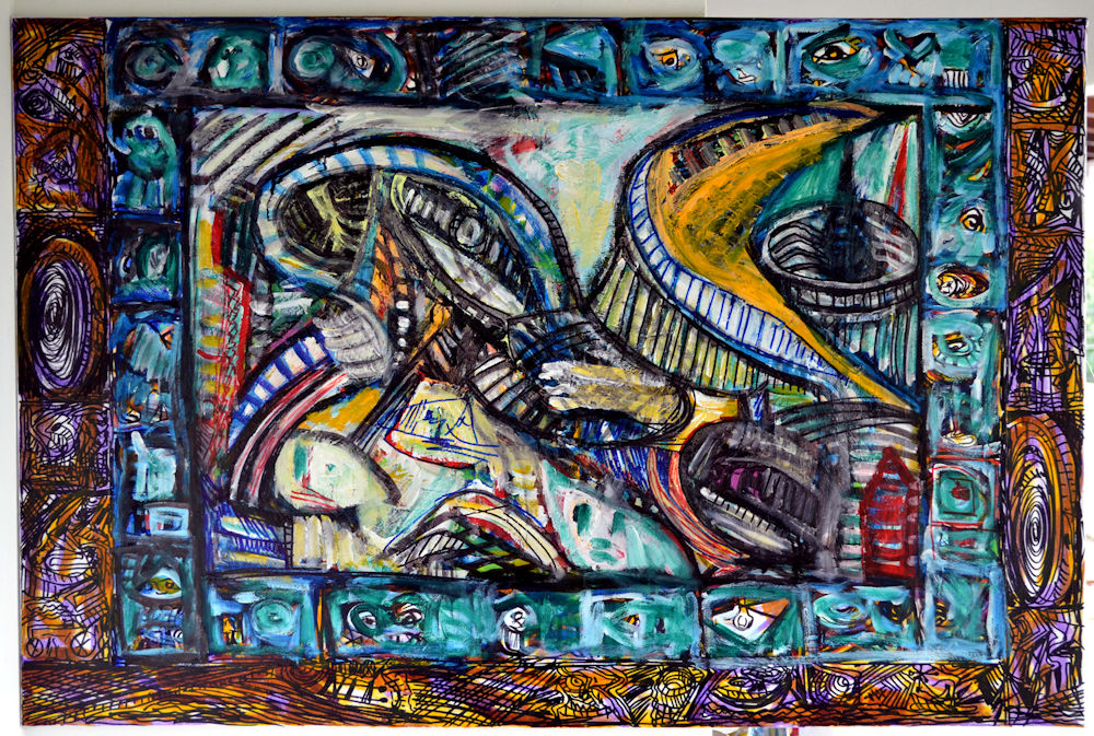 William Remory - Alechinsky figuratie- handgesigneerd en certificaat kopen? Bied vanaf 230!