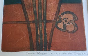 Lukie de Bree - Set van 2 kleuren etsen (E.A.) | in bronskleurige metalen lijsten kopen? Bied vanaf 75!