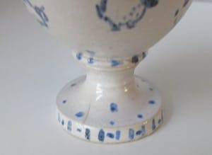 Sjoerd Jonkers - Twee Studio Keramische blauw witte bokalen kopen? Bied vanaf 30!