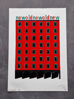 Ko Aarts - Pop Art zeefdruk - newoldnewoldnew - gelimit. oplage (180) - potloodgesigneerd kopen? Bied vanaf 37!