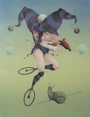 Hans Kanters - Litho, Capers - Ingelijst kopen? Bied vanaf 150!