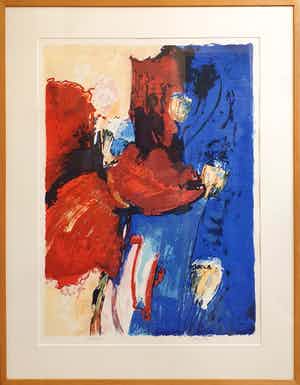 Tilly Wils - Papavers II | Ingelijst (Groot) verkocht voor € 75!