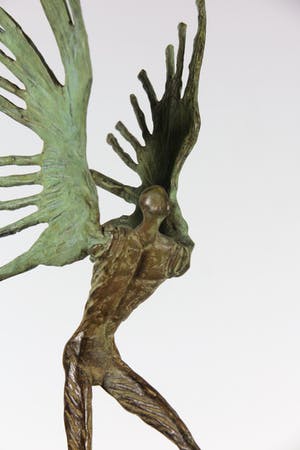 Jan Steen (II) - Brons, Engel kopen? Bied vanaf 400!