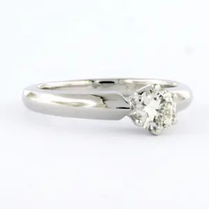 CHRIST - 14k gouden solitair ring met briljant geslepen diamant 0.50ct - rm17.25 kopen? Bied vanaf 700!