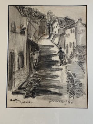 Corneille - Oude tekening - Houthem Saint-Gerlach - 1947 kopen? Bied vanaf 1500!