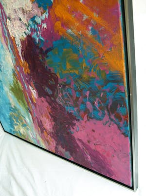 Jasmin Genzel - Olieverf op doek , GROOT en goed ingelijst– 136 x 105 cm - 1996 kopen? Bied vanaf 250!