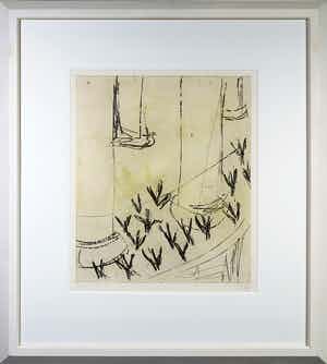 Susana Solano - Ets, Bath - Memoire de la liberte - Ingelijst verkocht voor € 100!