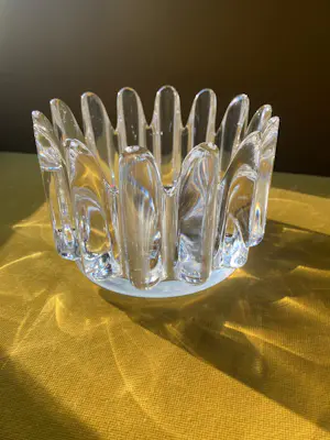 Orrefors - Vintage Orrefors "Princess" kristallen schaal by Sven Palmqvist, 1970 Design kopen? Bied vanaf 55!