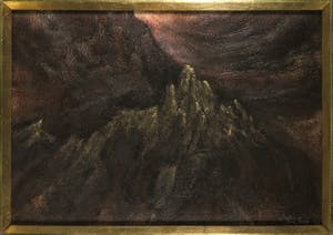 Juan Sala Santonja - Olieverf met structuur op doek, Abstract landschap - Ingelijst (Groot) kopen? Bied vanaf 1!