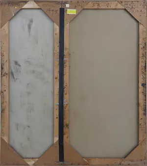 Linda van der Gaag - Olieverf op doek, Zonder titel - Ingelijst (Zeer groot) kopen? Bied vanaf 100!