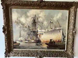 Marius de Jongere - graanoverslag (elevator) te Rotterdam-Maashaven in 1937 verkauft für € 1062!