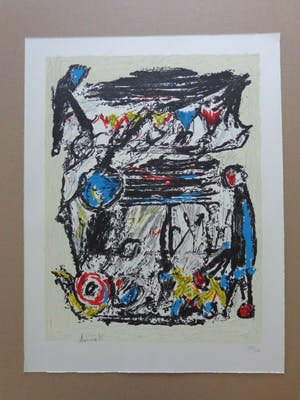 Jacques Doucet - COBRA / KLEURLITHO / 65x50cm / SIG kopen? Bied vanaf 60!