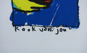 Herman Brood - Zeefdruk op papier, Kook van jou - Ingelijst kopen? Bied vanaf 400!