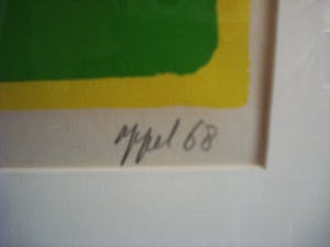 Karel Appel - Personnage (zeldzaam) mooi gelijst kopen? Bied vanaf 1250!