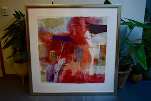 Bram Reijnders - Gemengde techniek - Abstract - Ingelijst (Zeer groot) kopen? Bied vanaf 165!