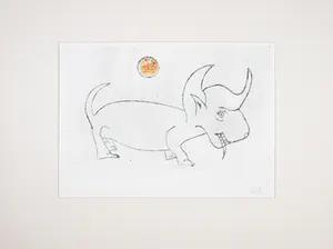 Theodoor Herbert van Putten - Gemengde druktechniek, Strange bull under strange sun! kopen? Bied vanaf 1!