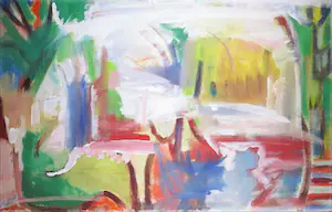 Klaas Boonstra - Olieverf op board, Schöre - Ingelijst (Groot) kopen? Bied vanaf 120!