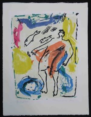 Dominique Chan - Litho. 'LA PEROUSE'. kopen? Bied vanaf 29!