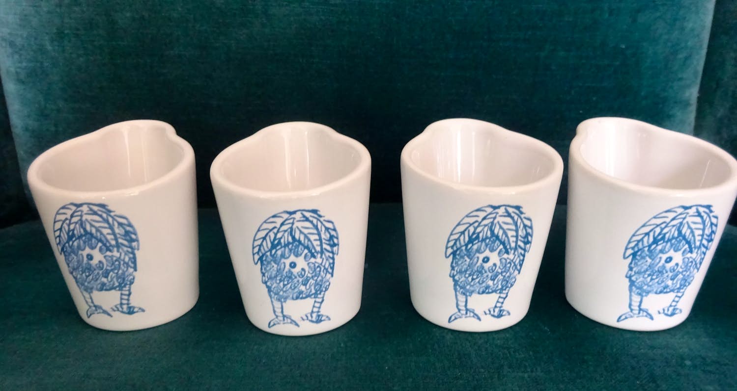 Jacques Tange - Schoonhoven keramiek : Kunstenaar van het jaar eierdoppen kopen? Bied vanaf 25!