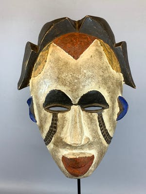 Ibibio - Tribal Used African Ibibio Mask - Nigeria. kopen? Bied vanaf 35!