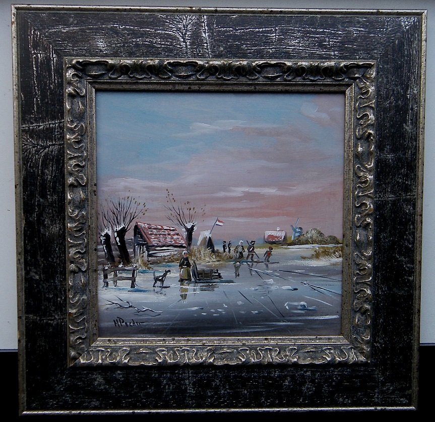 Henk Poeder - winter landschap kopen? Bied vanaf 79!