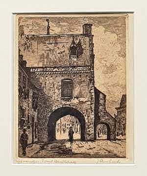 Jan Sirks - Gevangen Poort Den Haag 003-JS verkocht voor € 38!