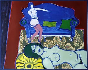 Corneille - ' New York rooms: Divan Blue' - Groot - Nieuw ingelijst kopen? Bied vanaf 735!