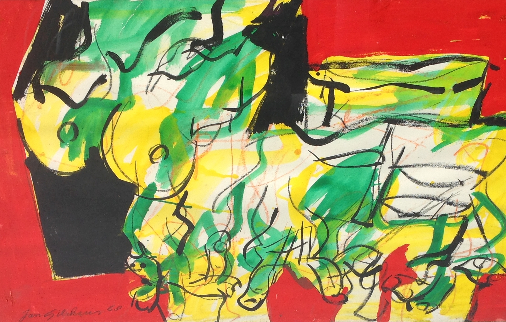 Jan Sierhuis - C1340 Compositie verkocht voor € 450!