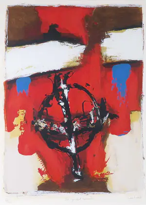 Hans Vanhorck - Zeefdruk, The Symbol Remains - Ingelijst kopen? Bied vanaf 1!