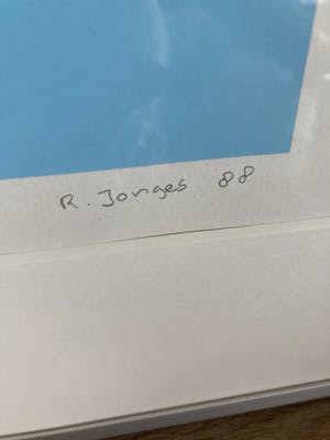 Roel Jonges - Kleurenlitho z.t. kopen? Bied vanaf 80!