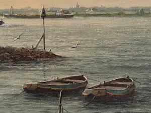 Herman Wijngaard - Gezicht op de IJssel kopen? Bied vanaf 150!