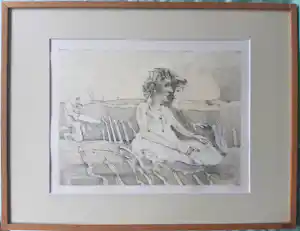 Buy Co Westerik - Kleine jongen met twee dames buiten? Bid from 150!