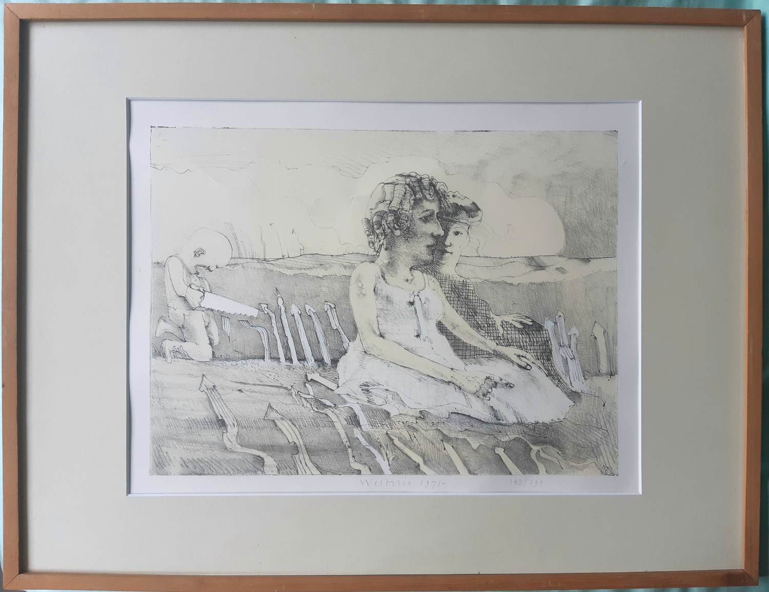 Co Westerik - Kleine jongen met twee dames buiten kopen? Bied vanaf 150!