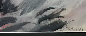 Eugène Brands - ingelijste grote gouache - 1963 (nieuwe lijst!) kopen? Bied vanaf 1999!