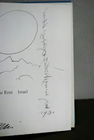 Hans Erni - Tekening van een moeder met kind in het boek Israel 1971 kopen? Bied vanaf 100!