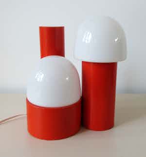 Niet of onleesbaar gesigneerd - Vintage Mushroom tafel of wandlampje verkocht voor € 1!