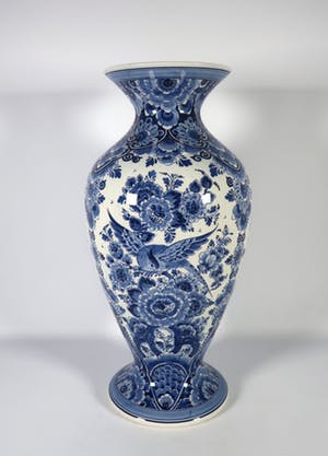 Keramiekfabriek Velsen - Aardewerk, Vaas (Groot) kopen? Bied vanaf 40!