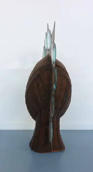 Rik van Rijswijk - Gemengde techniek (o.a. staal), Wachter kopen? Bied vanaf 200!