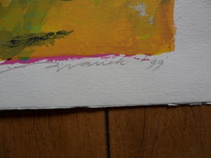 Willem Brauck - Zeefdruk. Titel,"Coloured Earth III". kopen? Bied vanaf 40!