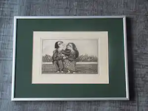 AcheterHans van Draanen - Liefdespaar op een muurtje? Enchérissez de 40!