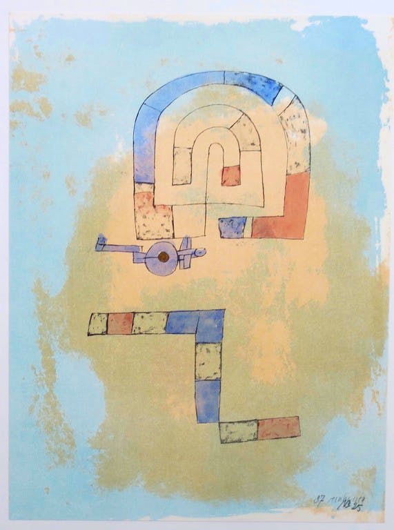 Gerrit E.H. Veenhuizen - Litho, Zonder titel - Ingelijst kopen? Bied vanaf 1!