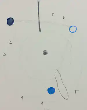 Jurgen Partenheimer - Originele tekening, Per schüchterne zauderder verkauft für € 180!