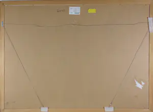 Aafke Kelly - Olieverf op papier, Autumn at sea - Ingelijst (Groot) kopen? Bied vanaf 60!